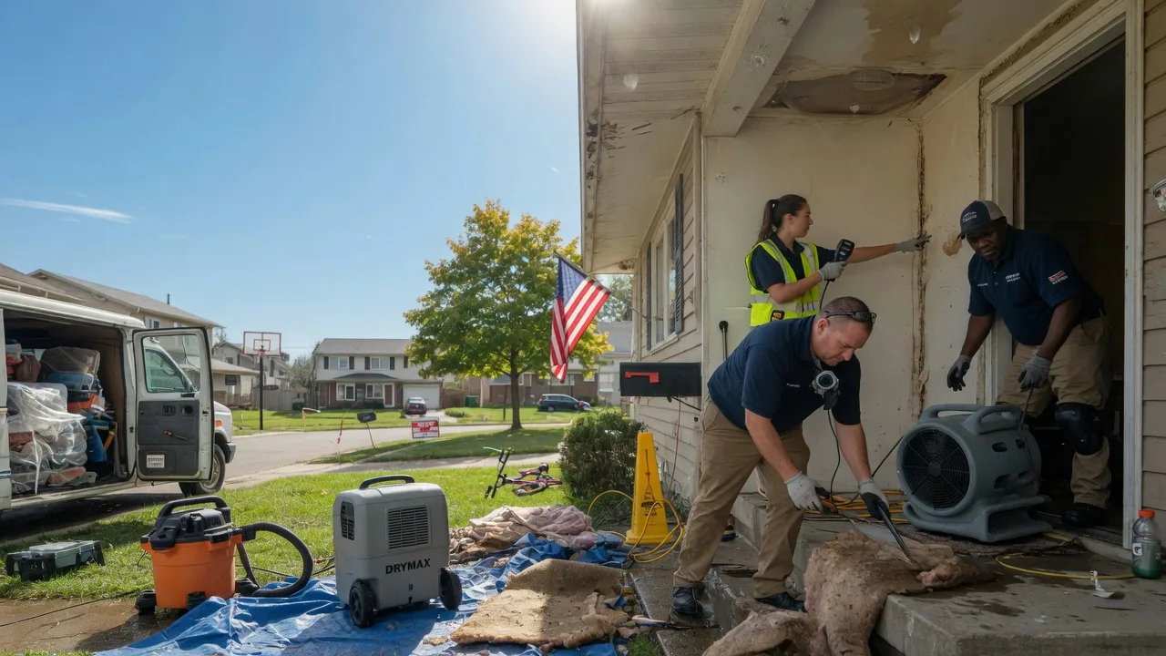 Water Damage Restoration in Hamlet, IN near me